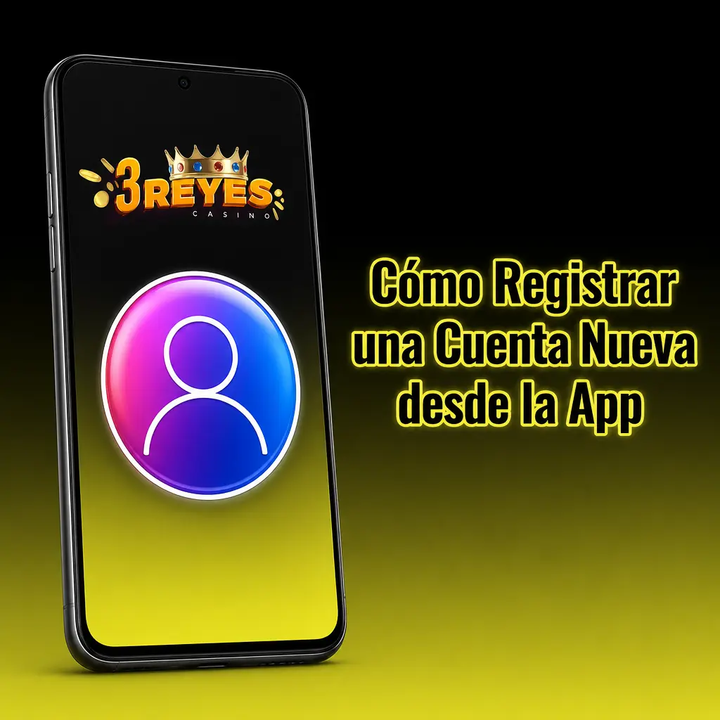 Registro de una cuenta nueva desde la app