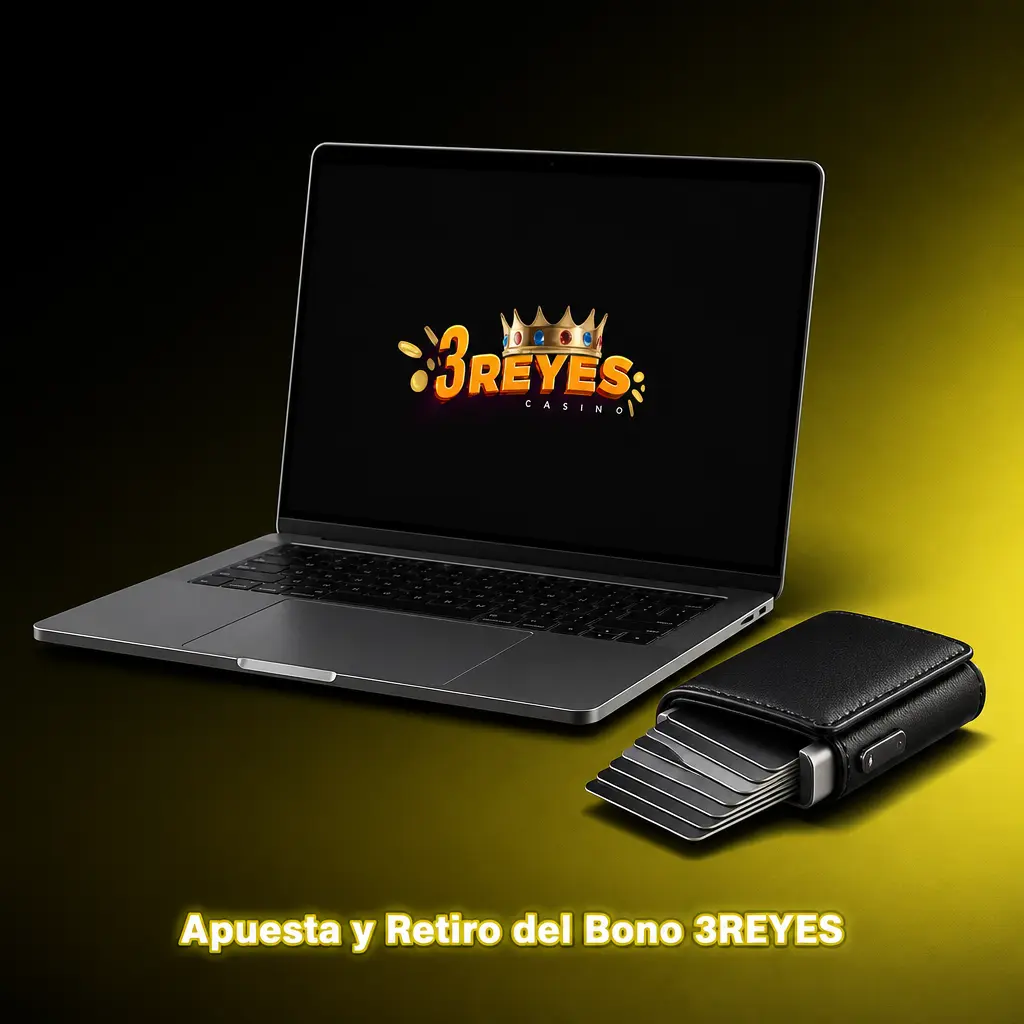 Panel de jugador mostrando saldo de bono 3REYES