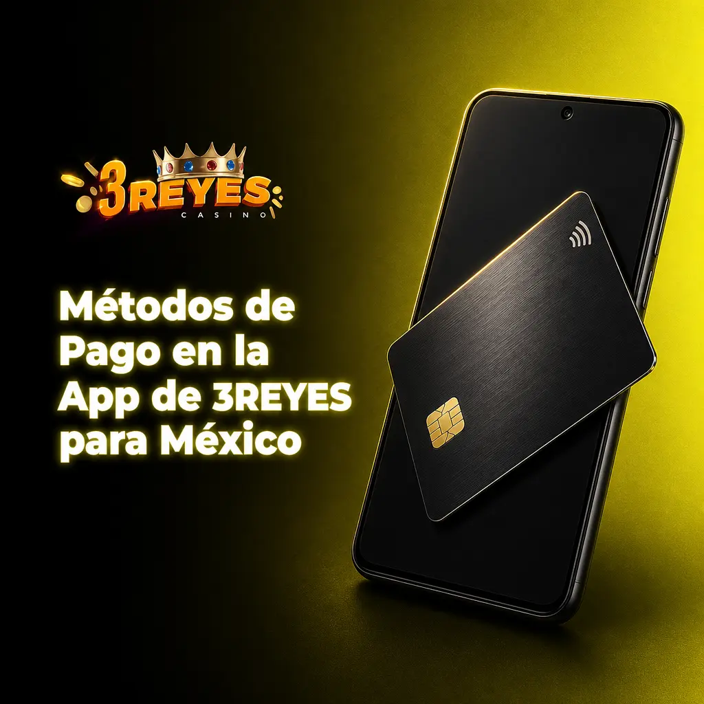 Métodos de pago disponibles en la app de 3REYES para México