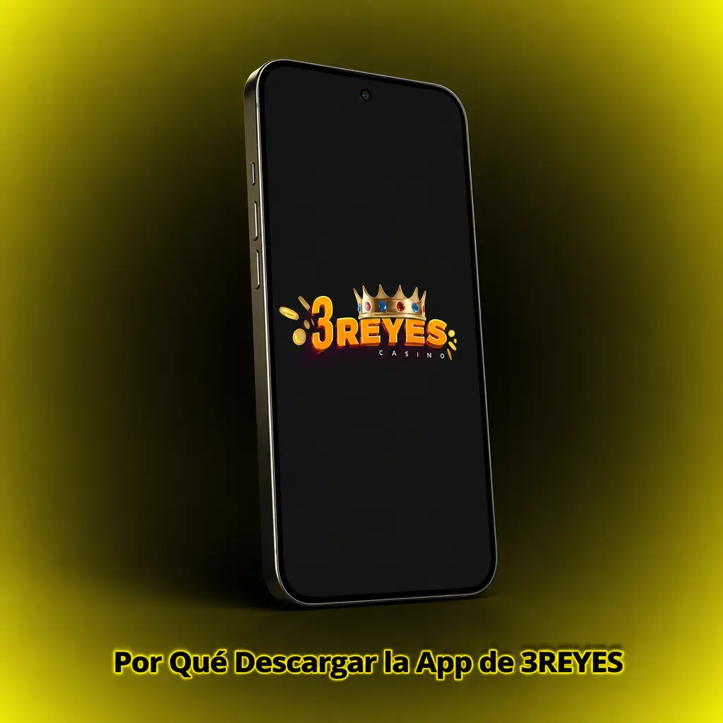 App de 3REYES en un smartphone