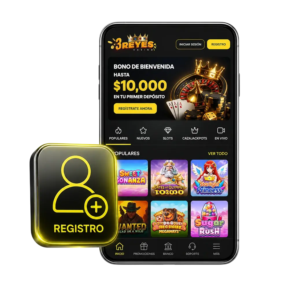 Registro y verificación de cuenta en 3REYES México