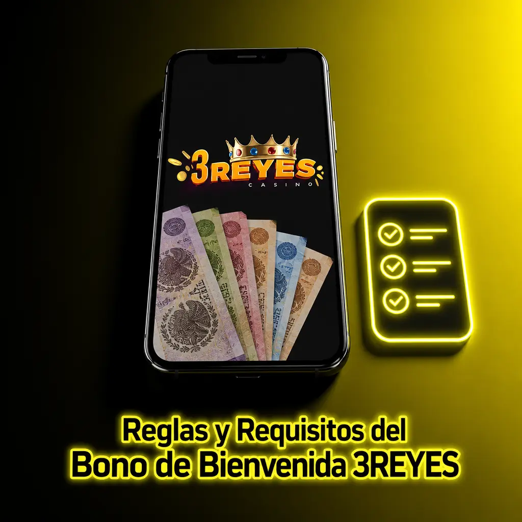 Reglas y requisitos del bono de bienvenida 3REYES